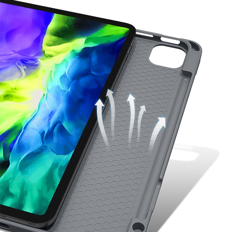 Mutural Transformers Series PC + PU Estuche de cuero con tapa horizontal con soporte y función de reposo / activación, For iPad Pro 11 (2021) / (2020), For iPad Pro 12.9 2022 / 2021 / 2020