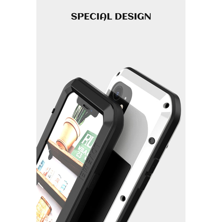 LOVE MEI Metal a prueba de golpes impermeable a prueba de polvo funda protectora, For iPhone 12 mini, For iPhone 12