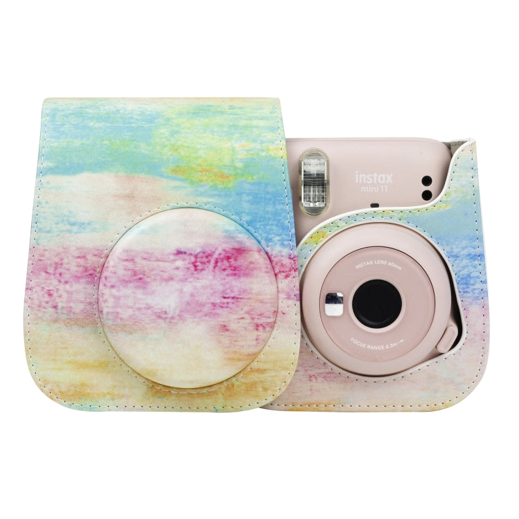 Bolsa para cámara serie pintada con correa para el hombro para Fujifilm Instax mini 11, For Fujifilm Instax mini 11(Fantasy Cloud), For Fujifilm Instax mini 11(Blue Pastel), For Fujifilm Instax mini 11(Oil Paint)                                        ...