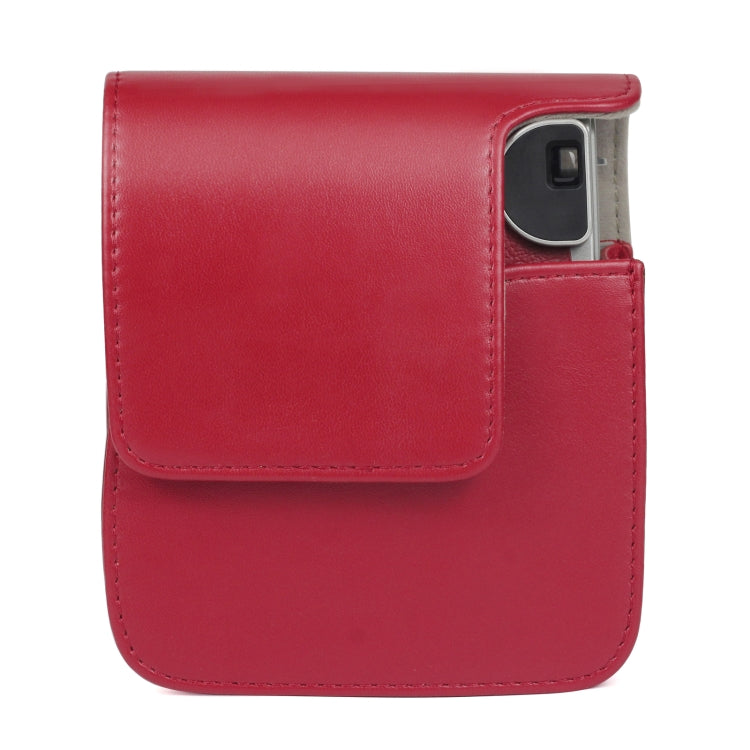 Bolsa de cámara de PU de color sólido con correa para el hombro para Fujifilm Instax mini 90, For Fujifilm Instax mini 90