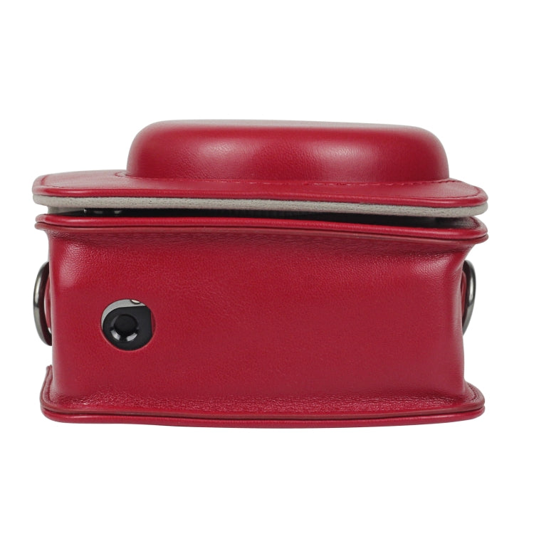 Bolsa de cámara de PU de color sólido con correa para el hombro para Fujifilm Instax mini 90, For Fujifilm Instax mini 90