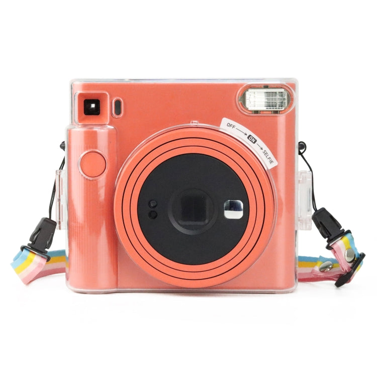 Bolso para cámara de cristal transparente con correa para el hombro para Fujifilm Instax Square SQ1, For Fujifilm Instax Square SQ1