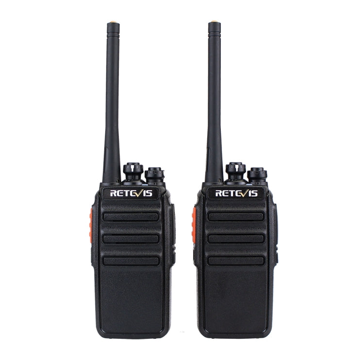 1 par RETEVIS RT24 frecuencia de la UE PMR 446/400-470MHz 16CHS Radio bidireccional Walkie Talkie de mano, enchufe de la UE, RT24