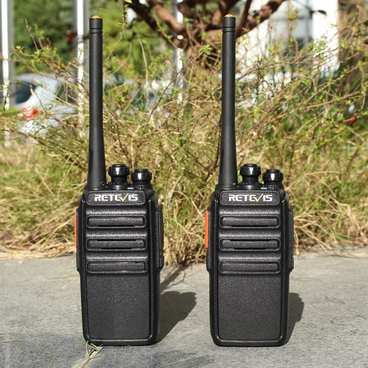 1 par RETEVIS RT24 frecuencia de la UE PMR 446/400-470MHz 16CHS Radio bidireccional Walkie Talkie de mano, enchufe de la UE, RT24