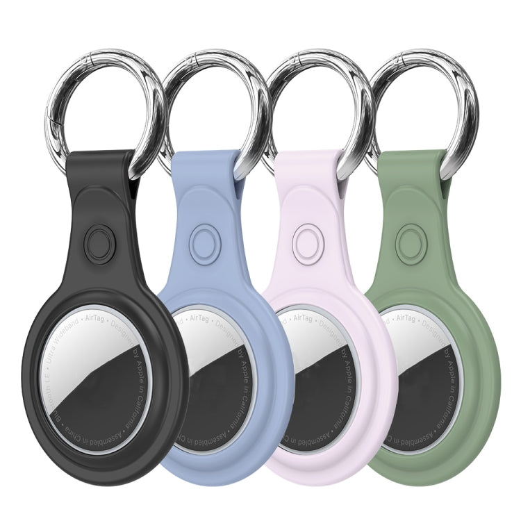 DUX DUCIS 4 PCS / Sets Funda protectora de TPU esmerilado con llavero para AirTag
