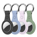 DUX DUCIS 4 PCS / Sets Funda protectora de TPU esmerilado con llavero para AirTag