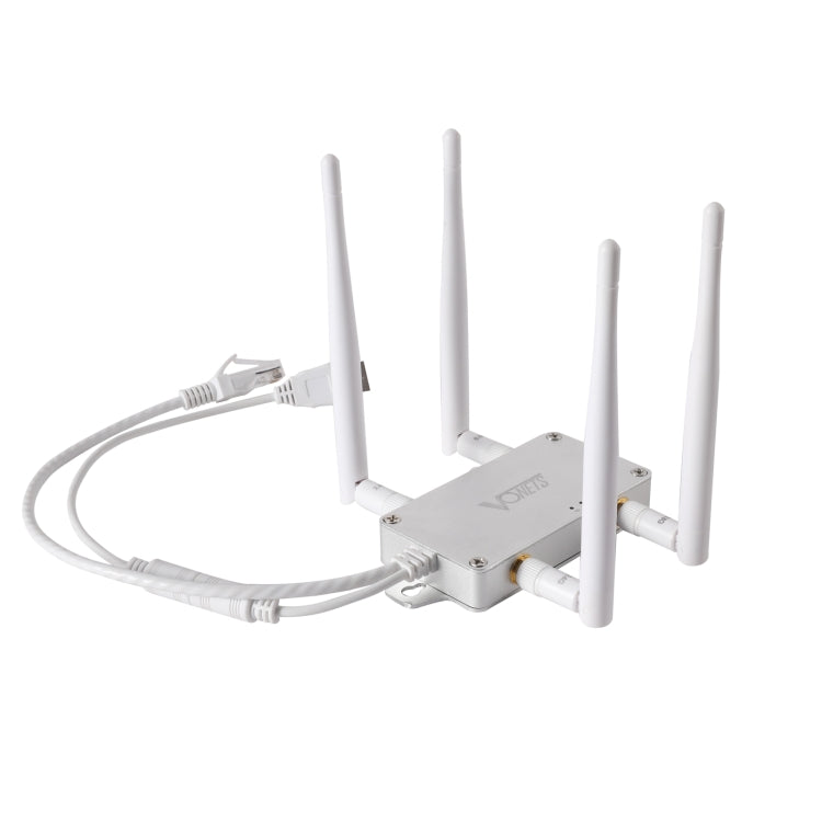 VONETS VBG1200 300Mbps + 900Mbps Estación Base WIFI repetidor de enrutador inalámbrico de doble banda con 4 antenas