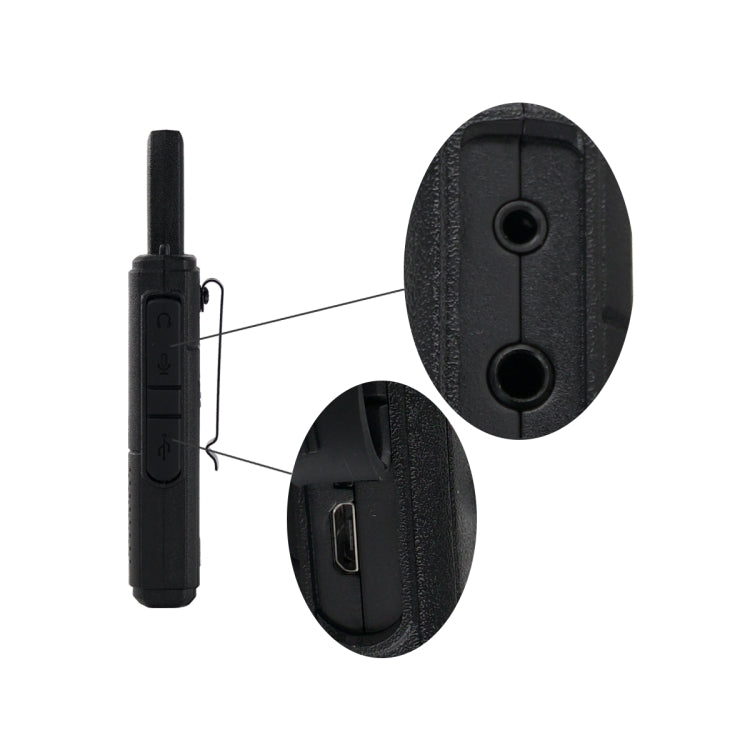 1 par RETEVIS RT18 16CHS FRS Dual PTT Handheld Walkie Talkie, enchufe de EE. UU., RT18, US Plug
