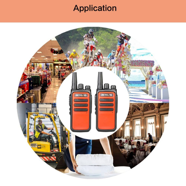 1 par RETEVIS RT666 PMR446 16CHS Walkie Talkie portátil con radio bidireccional sin licencia, enchufe de la UE, RT66, EU Plug