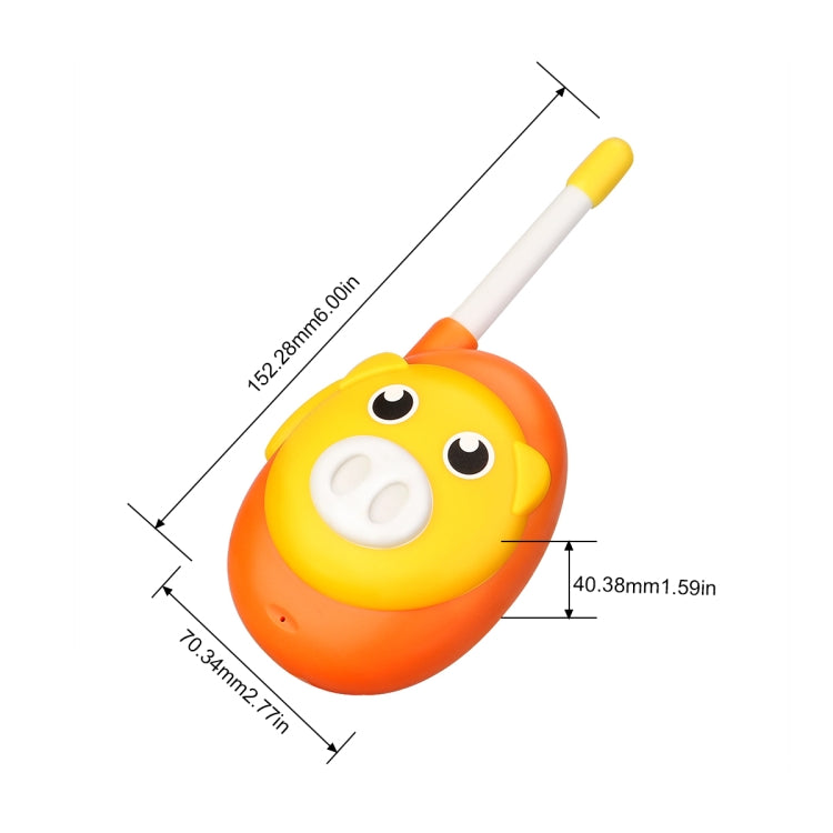 1 par RETEVIS RB616 EU frecuencia PMR446 1CHS Walkie Talkie portátil de dibujos animados sin licencia para niños, RB616