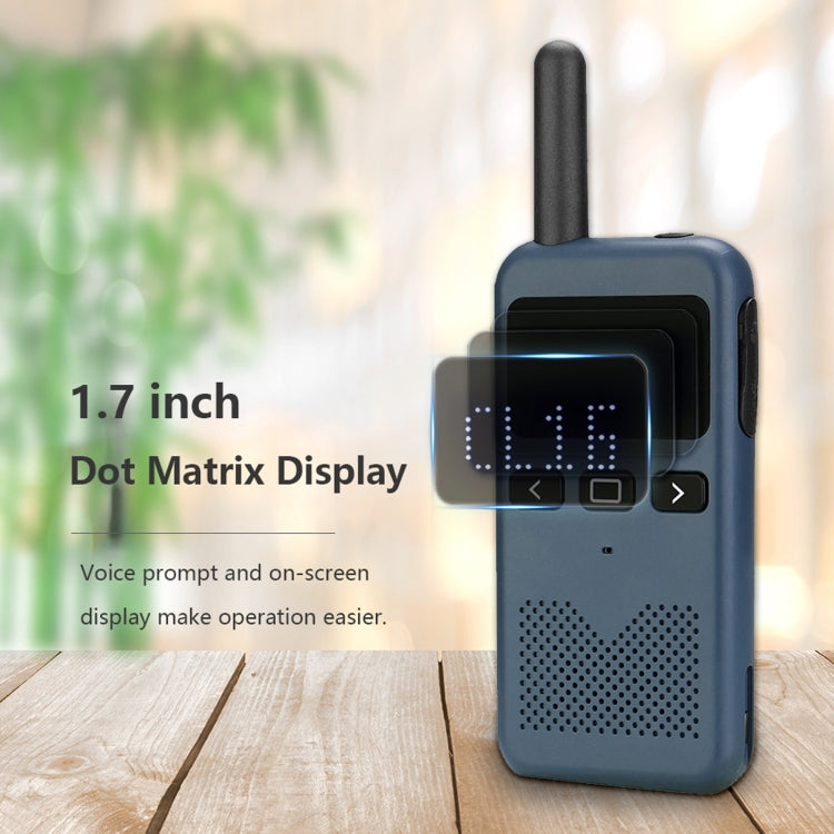 RETEVIS RB619 PMR446 16CHS Walkie Talkie de mano de radio bidireccional sin licencia, enchufe de la UE, RB619