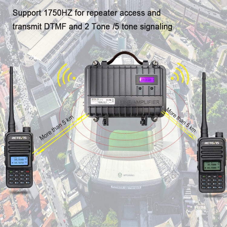 RETEVIS RT85 Frecuencia de la UE 136.000-174.000MHz + 400.000-470.000MHz 200CHS Radio bidireccional digital de doble banda Walkie Talkie de mano, RT85 EU Frequency