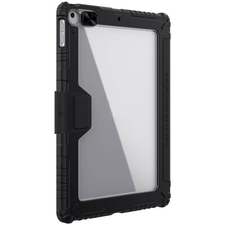 Estuche de cuero con tapa horizontal NILLKIN Bumper con ranura para bolígrafo y soporte, For iPad 10.2 2021 / 2020 / 2019