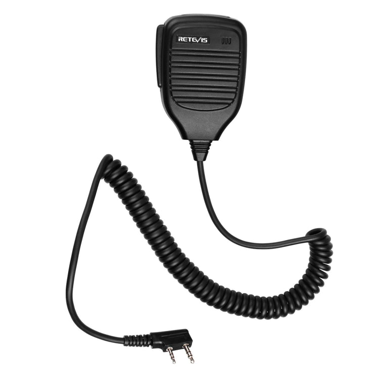 RETEVIS C9001 Micrófono de altavoz PTT portátil de 2 pines, C9001