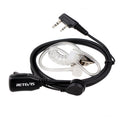 RETEVIS C9003 Altavoz PTT de 2 pines Micrófono Tubo acústico Auricular interno, C9003