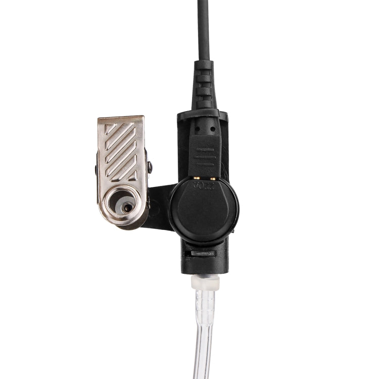 RETEVIS TK 2 pines Clip largo guía de aire tubo acústico encubierto auricular altavoz micrófono para H-777 / RT-5R / RT-5RV / RT-B6, TK Long Clip
