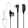 RETEVIS M 2 pines Clip largo Guía de aire Tubo acústico encubierto Auricular Altavoz Micrófono, M Long Clip