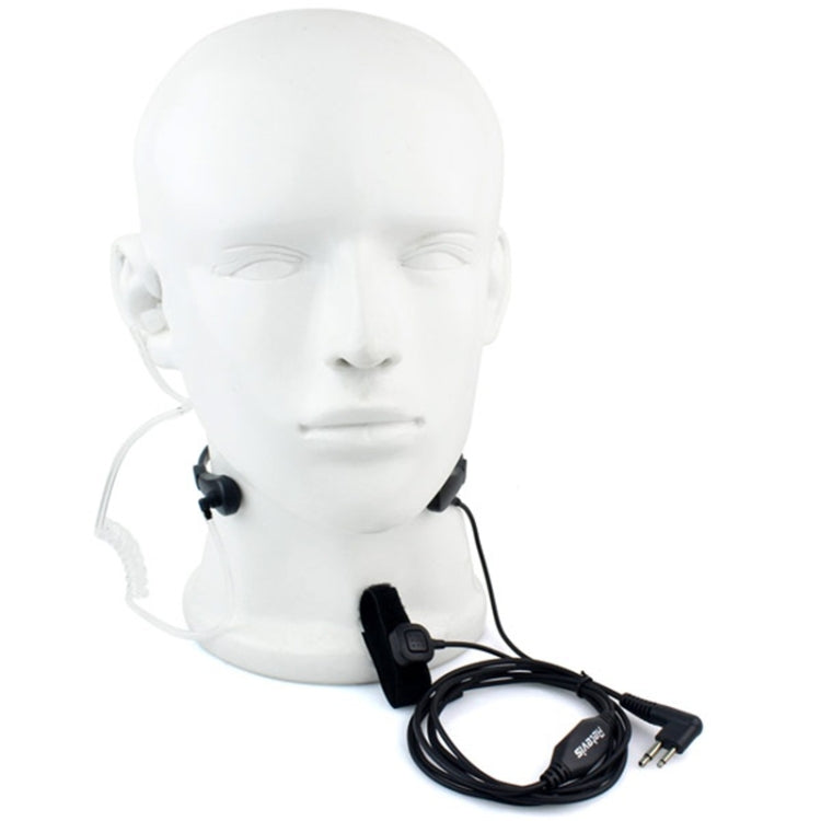 RETEVIS M Garganta PTT Tubo acústico encubierto Auricular Altavoz Micrófono, M Throat