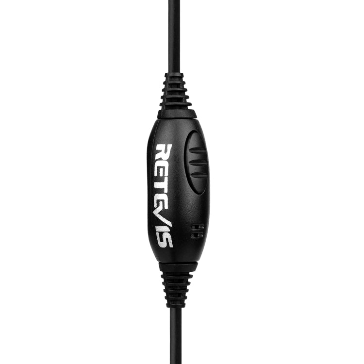 RETEVIS TK Micrófono de auriculares PTT de 2 pines para H-777 / RT-5R / RT-5RV / RT-B6, TK