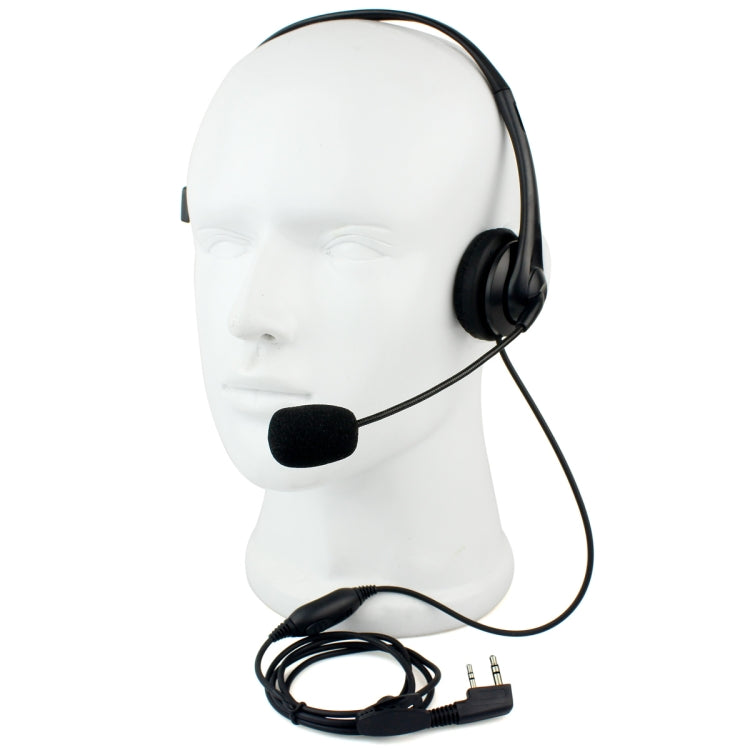 RETEVIS TK Micrófono de auriculares PTT de 2 pines para H-777 / RT-5R / RT-5RV / RT-B6, TK