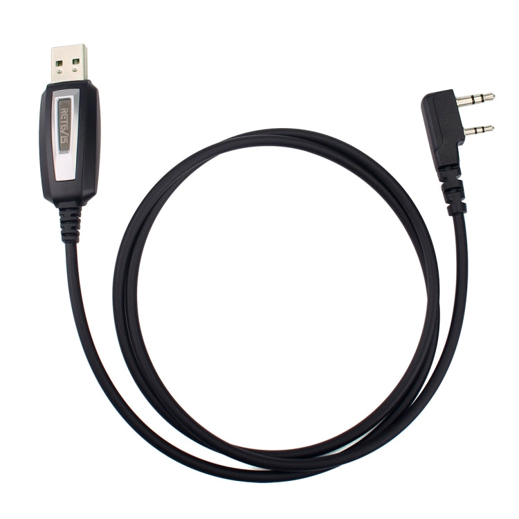 RETEVIS TK3107 Adaptador de cable de programación de programas USB de 2 pines Línea de frecuencia de escritura, TK3107