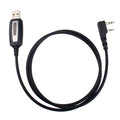 RETEVIS TK3107 Adaptador de cable de programación de programas USB de 2 pines Línea de frecuencia de escritura, TK3107