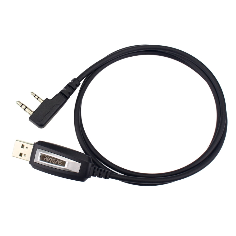 RETEVIS TK3107 Adaptador de cable de programación de programas USB de 2 pines Línea de frecuencia de escritura, TK3107