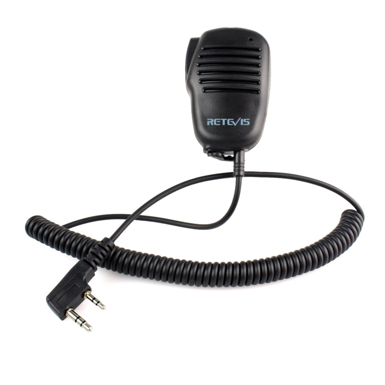 RETEVIS C9021A Micrófono de altavoz PTT portátil de 2 pines, HK008