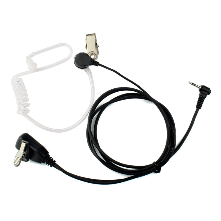 RETEVIS T-001 1 Pin PTT Reducción de Ruido Tubo Acústico de Aire Encubierto Inera Auricular Micrófono para Motorola Walkie-Talkie T6200C/T5800/7200/5720, T-001