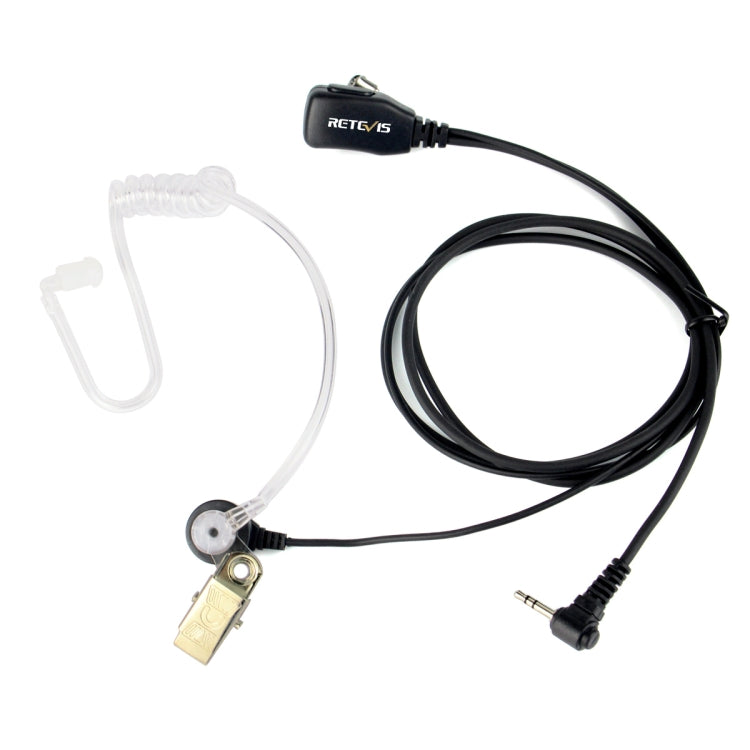 RETEVIS T-001 1 Pin PTT Reducción de Ruido Tubo Acústico de Aire Encubierto Inera Auricular Micrófono para Motorola Walkie-Talkie T6200C/T5800/7200/5720, T-001