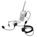 RETEVIS K-C2F Micrófono de auricular colgante con dedo PTT de 2 pines para H-777/RT-5R/888s/UV5R, K-C2F