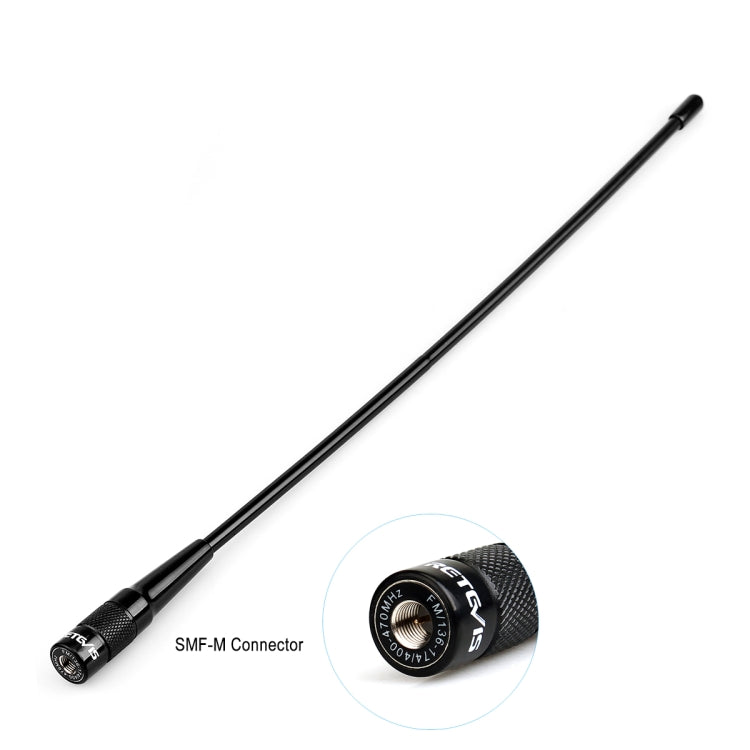 RETEVIS RHD-771 136-174+400-480MHz SMA-M Antena macho de doble banda para RT1/RT2/RT3 TYT MD-380/UV8000D, RHD-771 SMA-M