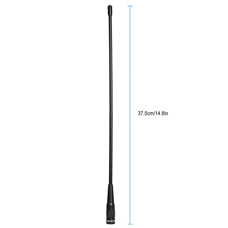 RETEVIS RHD-771 136-174+400-480MHz SMA-M Antena macho de doble banda para RT1/RT2/RT3 TYT MD-380/UV8000D, RHD-771 SMA-M