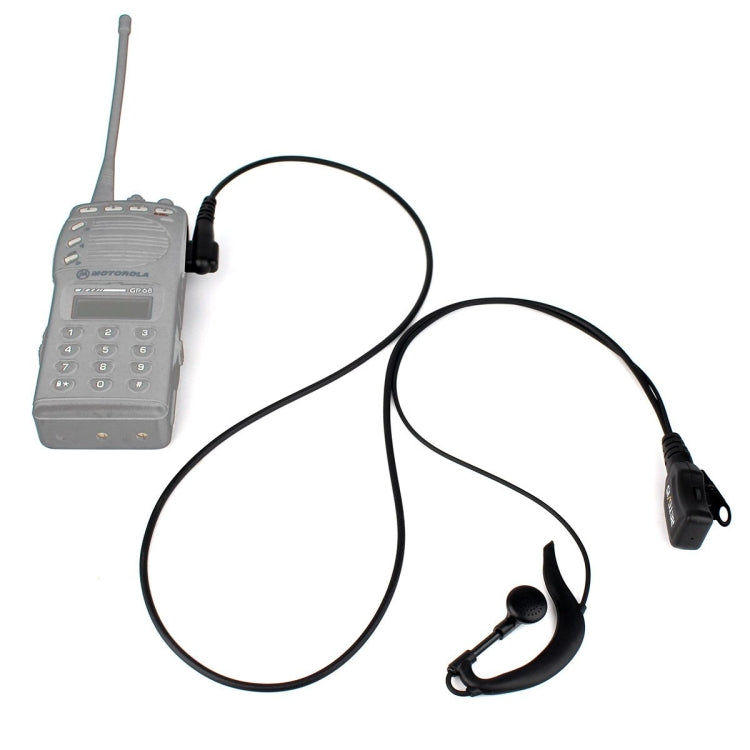 RETEVIS R-111 M Head 2 Pin PTT Micrófono de auricular de volumen ajustable para Motorola GP68/GP88/GP300/GP2000, R-111 M Head