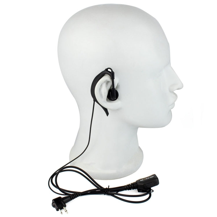 RETEVIS R-111 M Head 2 Pin PTT Micrófono de auricular de volumen ajustable para Motorola GP68/GP88/GP300/GP2000, R-111 M Head