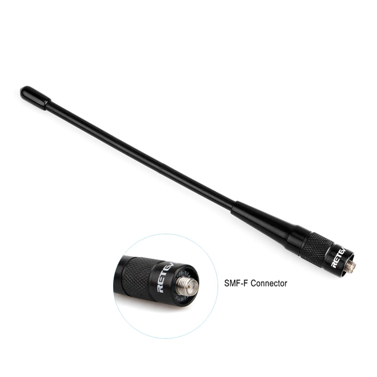 RETEVIS RHD-701 136-174+400-480MHz SMA-F Antena hembra de doble banda para H-777/RT5/RT6/RT7/RT-5R/888s, RHD-701
