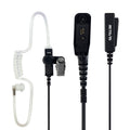 RETEVIS R-1M21 Micrófono de auricular de tubo acústico PTT grande de dos cables para Motorola XPR6000/XPR6550/DP4800/DP4801, R-1M21