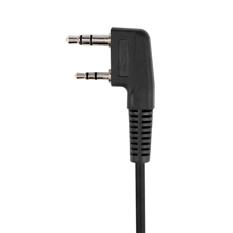 RETEVIS RE-3224 K Micrófono de auricular tipo D de 2 pines para H777/RT21/RT22/RT24/RT1/RT3/RT81, RE-3224
