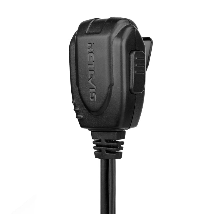 RETEVIS RE-3224 K Micrófono de auricular tipo D de 2 pines para H777/RT21/RT22/RT24/RT1/RT3/RT81, RE-3224