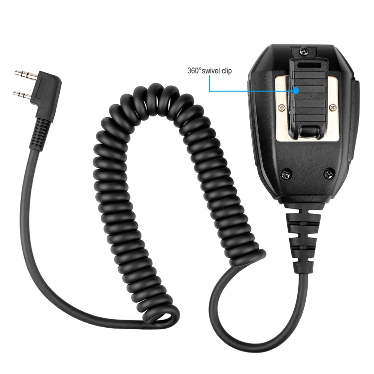RETEVIS RS-113 Micrófono altavoz remoto de 2 pines para H777/UV5R/RT21/RT1/RT3, RS-113