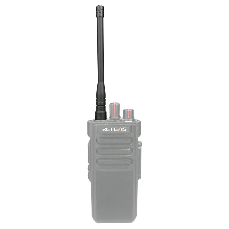 RETEVIS HA01 136-174+400-470MHz SMA-F Antena de látigo portátil de doble banda hembra para H777/RT5R/RT29, HA01
