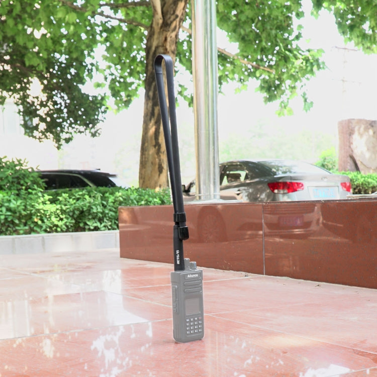 RETEVIS HA02 VHF y UHF SMA-F Antena de doble banda flexible hembra, HA02