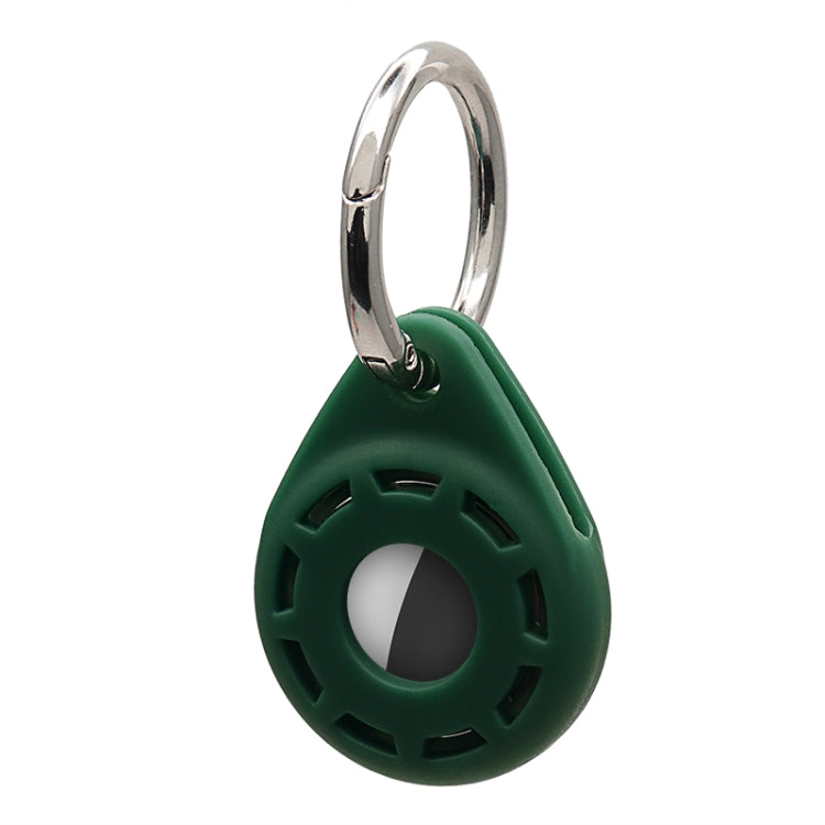 Funda protectora de gel de sílice antiarañazos a prueba de golpes con anillo de llavero, For AirTag