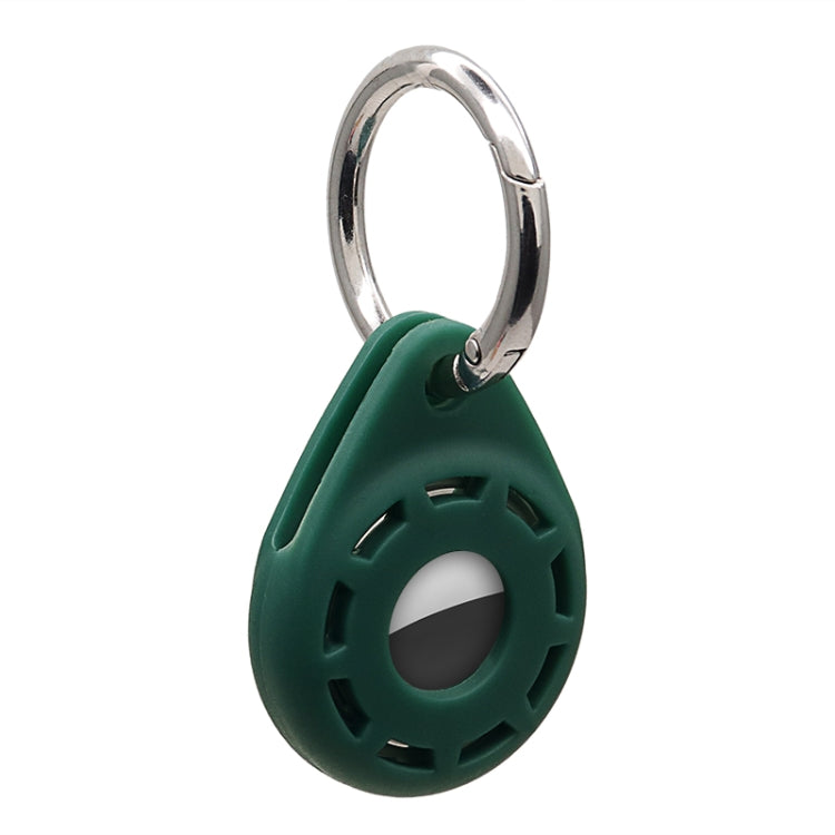 Funda protectora de gel de sílice antiarañazos a prueba de golpes con anillo de llavero, For AirTag
