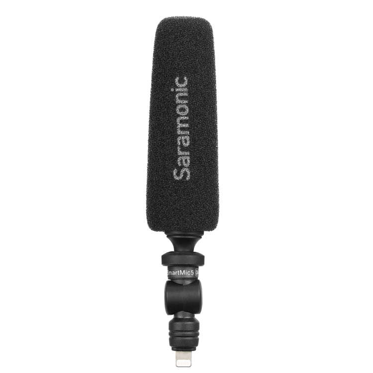 Saramonic SmartMic5 Di Micrófono unidireccional superlargo para dispositivos de interfaz de 8 pines, SmartMic5 Di