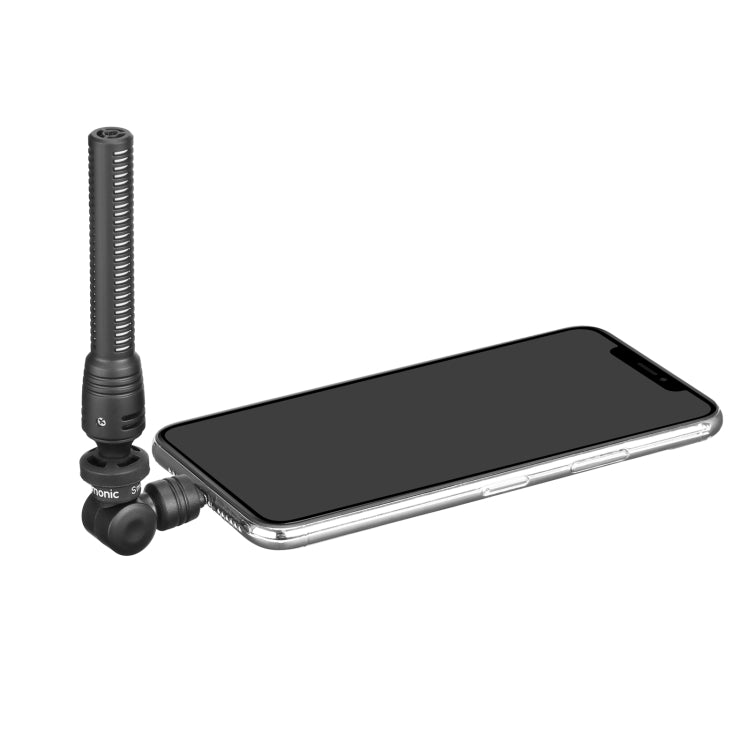 Saramonic SmartMic5 Di Micrófono unidireccional superlargo para dispositivos de interfaz de 8 pines, SmartMic5 Di