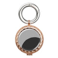 Funda protectora a prueba de golpes estilo joyería de cobre con lazo de gancho para llavero, For AirTag 2nd Gen / AirTag 1st Gen