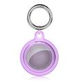 Estuche protector a prueba de golpes de cristal transparente todo incluido con lazo de gancho para llavero, For AirTag 2nd Gen / AirTag 1st Gen