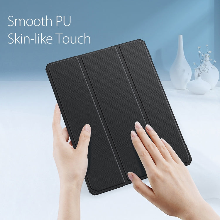 DUX DUCIS Serie TOBY Cuero PU a prueba de golpes + PC + TPU Estuche con tapa horizontal con soporte y ranura para bolígrafo y función de reposo / activación, For iPad Pro 11 2022 / 2021 / 2020, For iPad Pro 12.9 2022 / 2021 / 2020