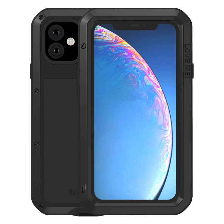 LOVE MEI Metal a prueba de golpes impermeable a prueba de polvo funda protectora, For iPhone 11, For iPhone 11 Pro, For iPhone 11 Pro Max